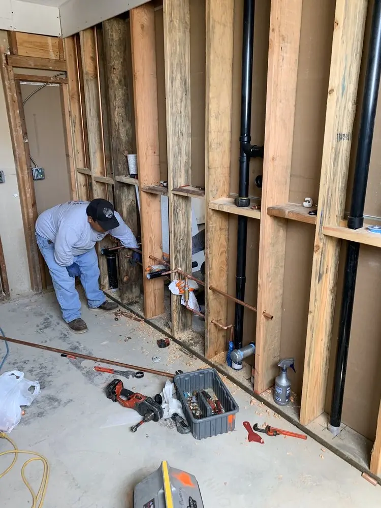 Commercial rough-in plumbing for Gas Line Repair in Lexington Estates